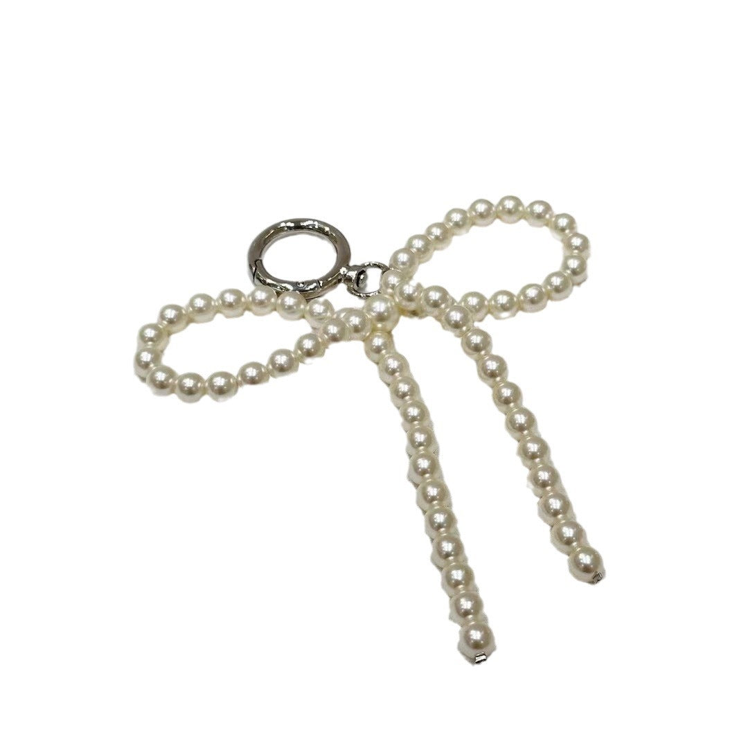 Pearl Ribbon Bag Charm|パールリボン バッグチャーム