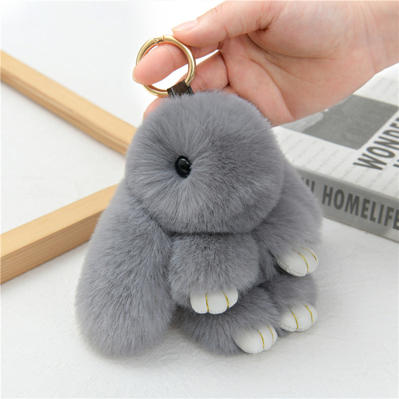 Fluffy Bunny Bag Charm|ふわふわバニー バッグチャーム